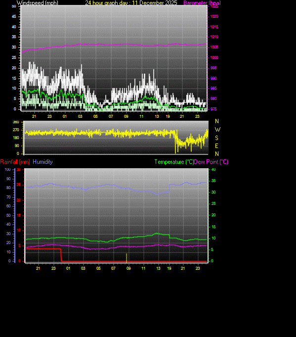 24 Hour Graph for Day 11