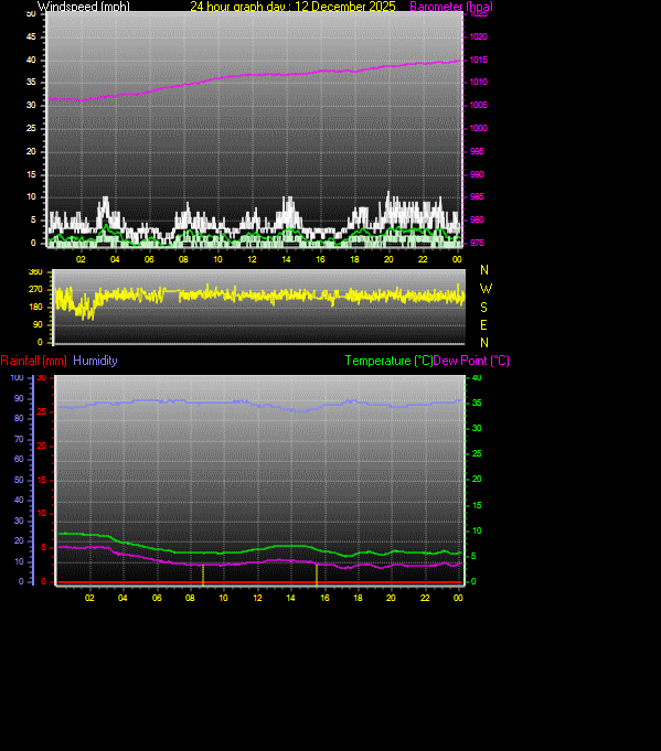 24 Hour Graph for Day 12