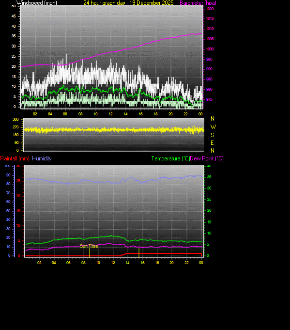 24 Hour Graph for Day 19